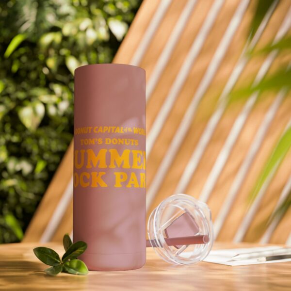 Tom's Donuts "SUMMER BLOCK PARTY" Matte Tumbler, 20oz