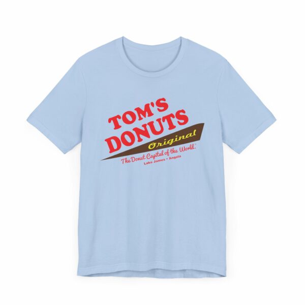 "Tom's Donuts Originals" Tom's Donut Original Baby Blue T-shirts