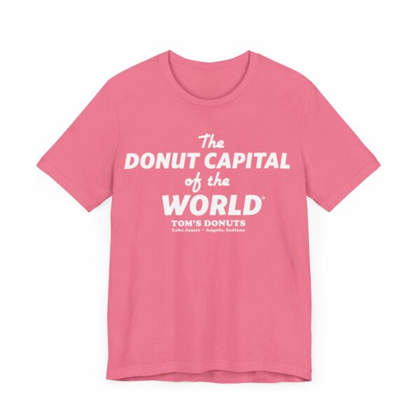 "The Donut Capital Of The World" Tom's Donut Original Pink T-shirts