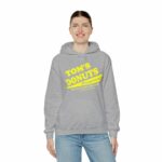 Tom's Donuts Unisex Heavy Blend™ Hooded Sweatshirt Yellow Logo