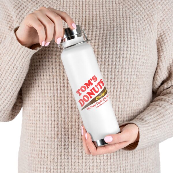 Tom's Donuts Copper Vacuum Insulated Bottle, 22oz