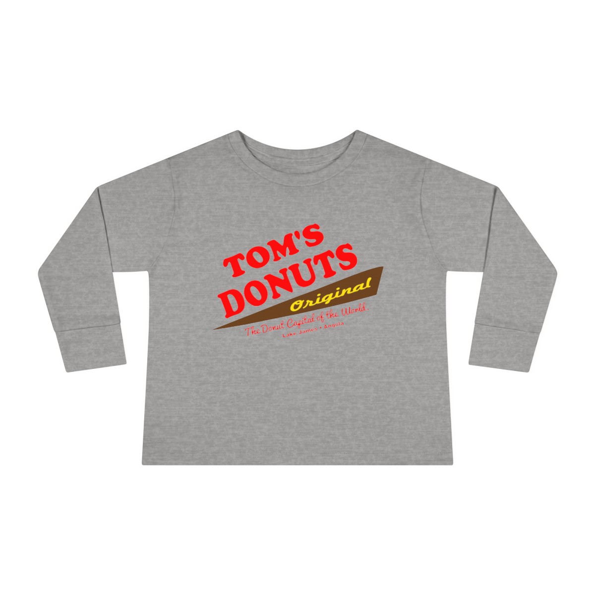 Tom's Donuts Toddler Long Sleeve Tee