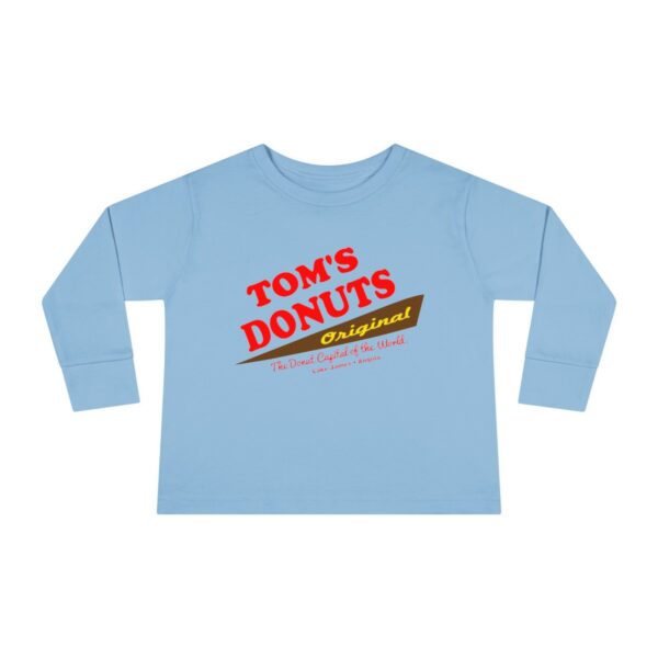 Tom's Donuts Toddler Long Sleeve Tee