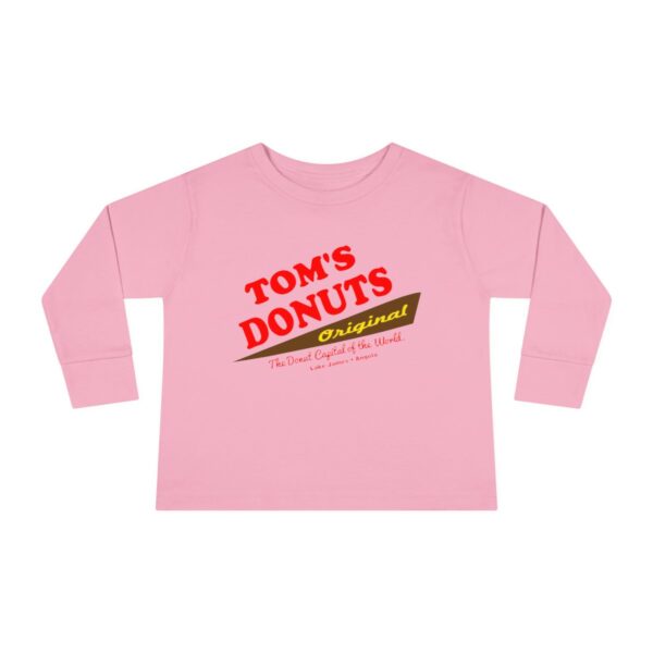 Tom's Donuts Toddler Long Sleeve Tee