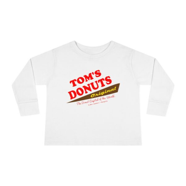 Tom's Donuts Toddler Long Sleeve Tee