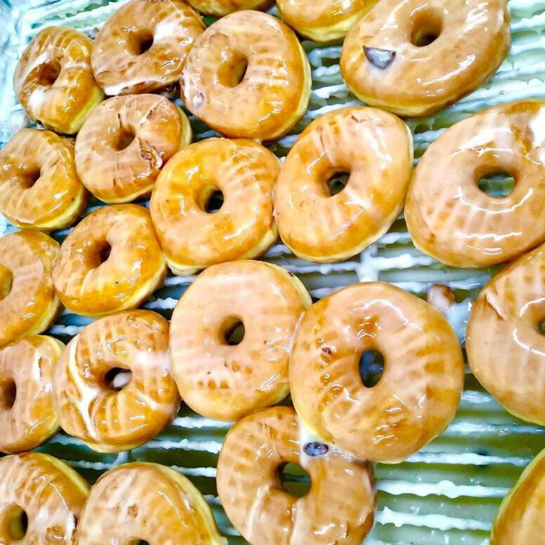 Bagels With Butter & Cream Cheese Tom's Donuts The Donut Capital Of